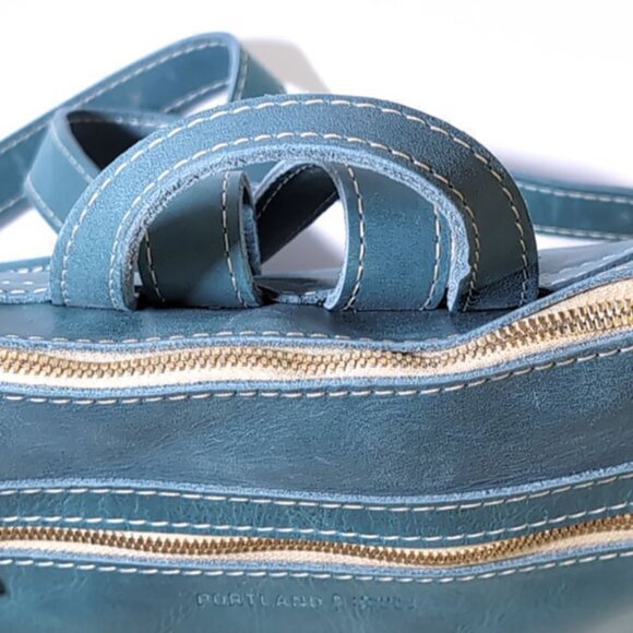 Portland Leather Goods Aqua Tote Backpack - Picture 7 of 14